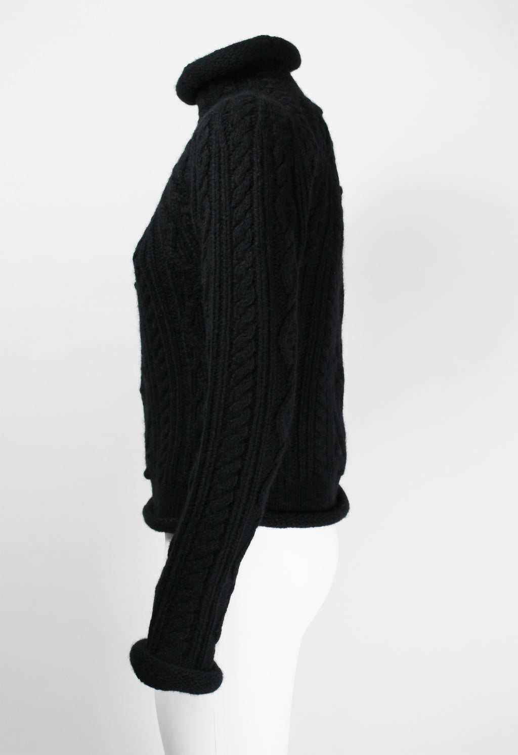 JEAN PAUL GAULTIER FW 1999 TUBE COLLAR CROPPED KNIT
