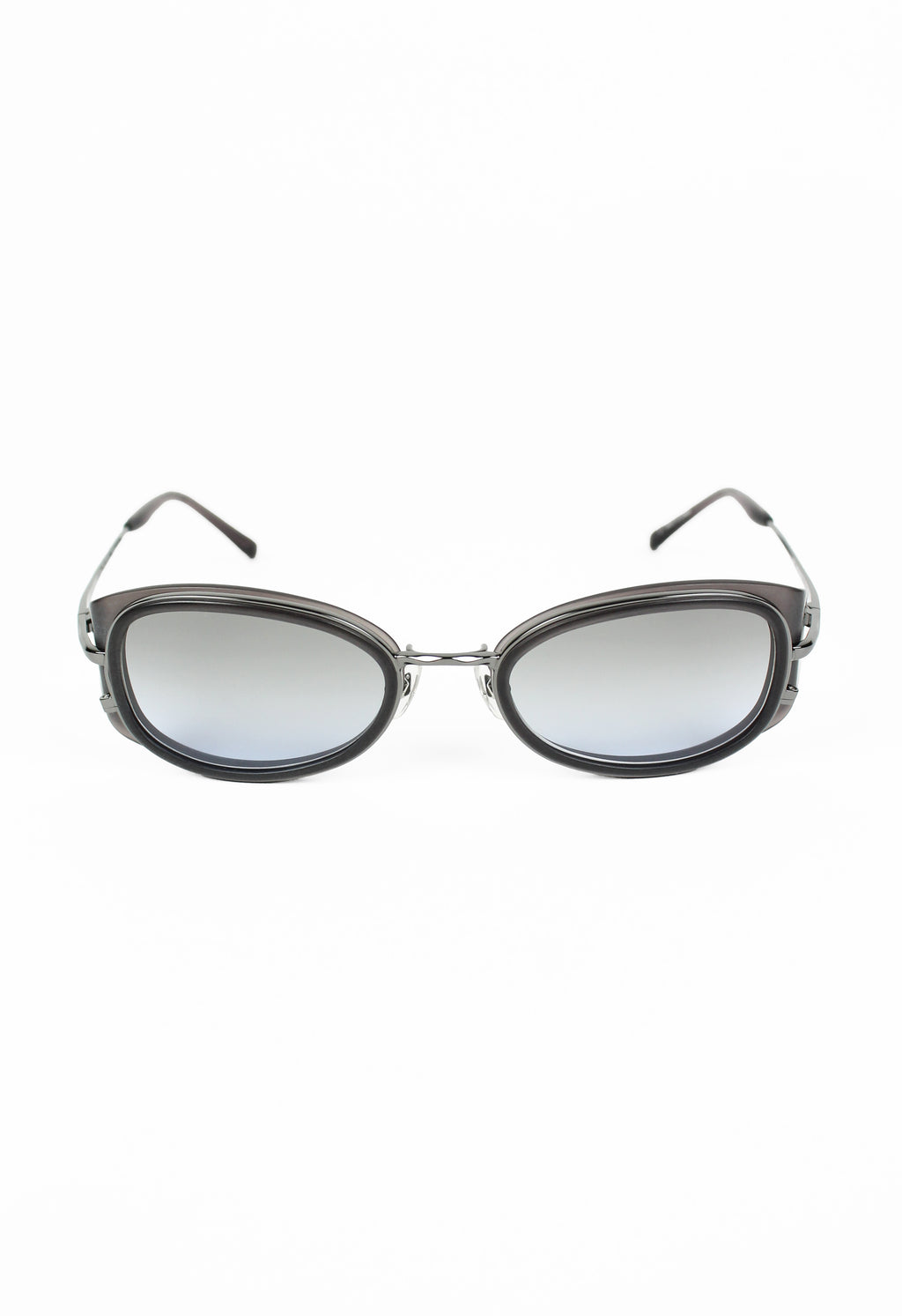 JEAN PAUL GAULTIER 1990'S GREY SHIELD SUNGLASSES