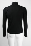 JEAN PAUL GAULTIER HOMME ZIP UP TRACK TOP WITH LACE-UP SIDES