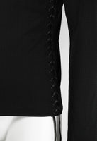 JEAN PAUL GAULTIER HOMME ZIP UP TRACK TOP WITH LACE-UP SIDES