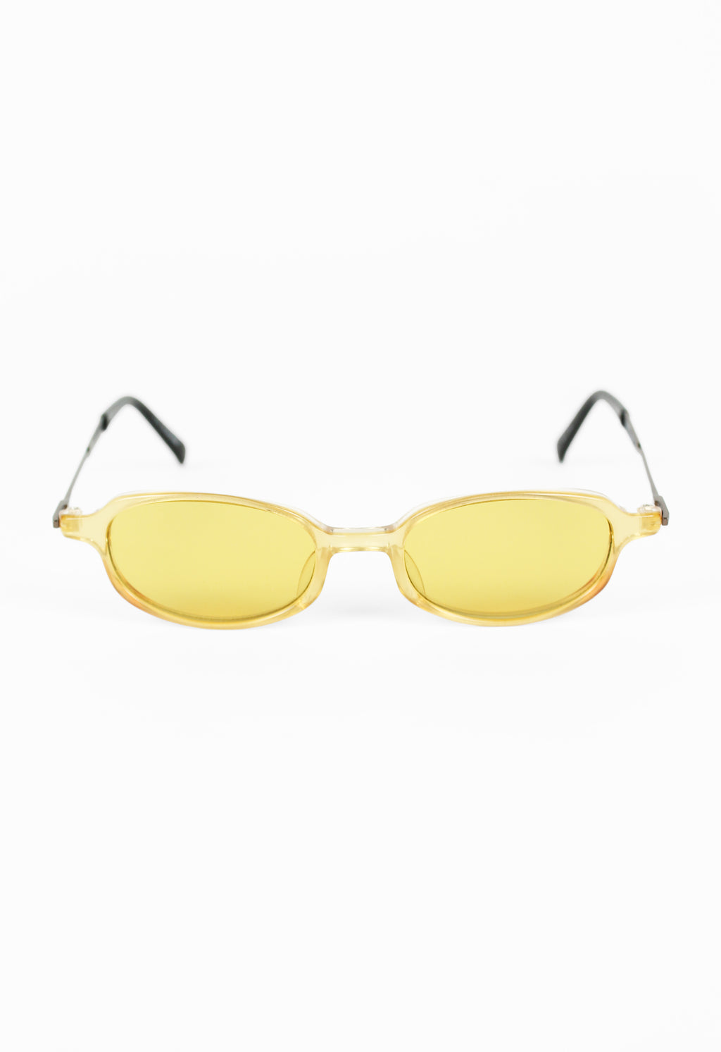 JEAN PAUL GAULTIER JPG 1990'S YELLOW TRANSPARENT SUNGLASSES