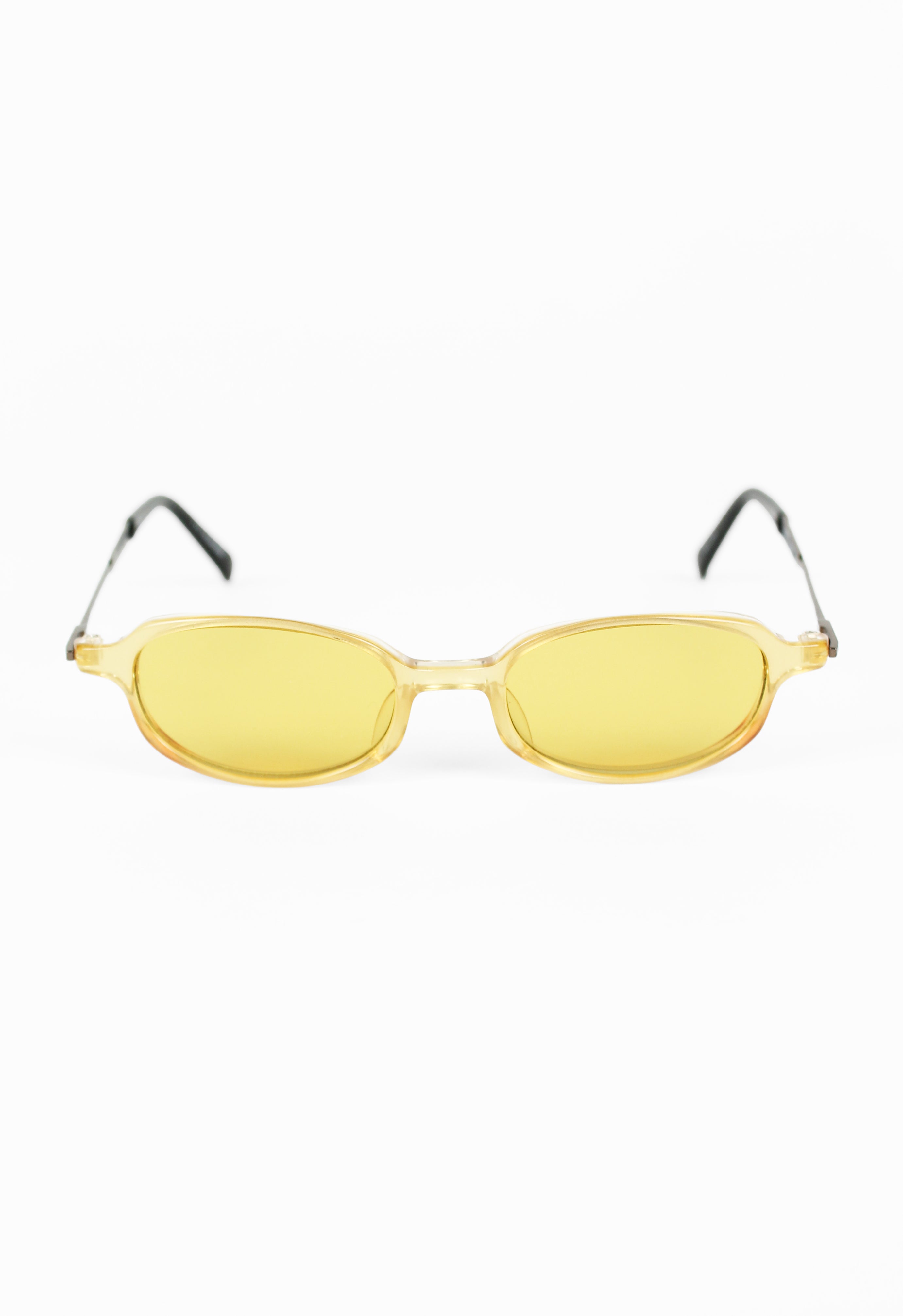 JEAN PAUL GAULTIER JPG 1990'S YELLOW TRANSPARENT SUNGLASSES