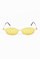 JEAN PAUL GAULTIER JPG 1990'S YELLOW TRANSPARENT SUNGLASSES