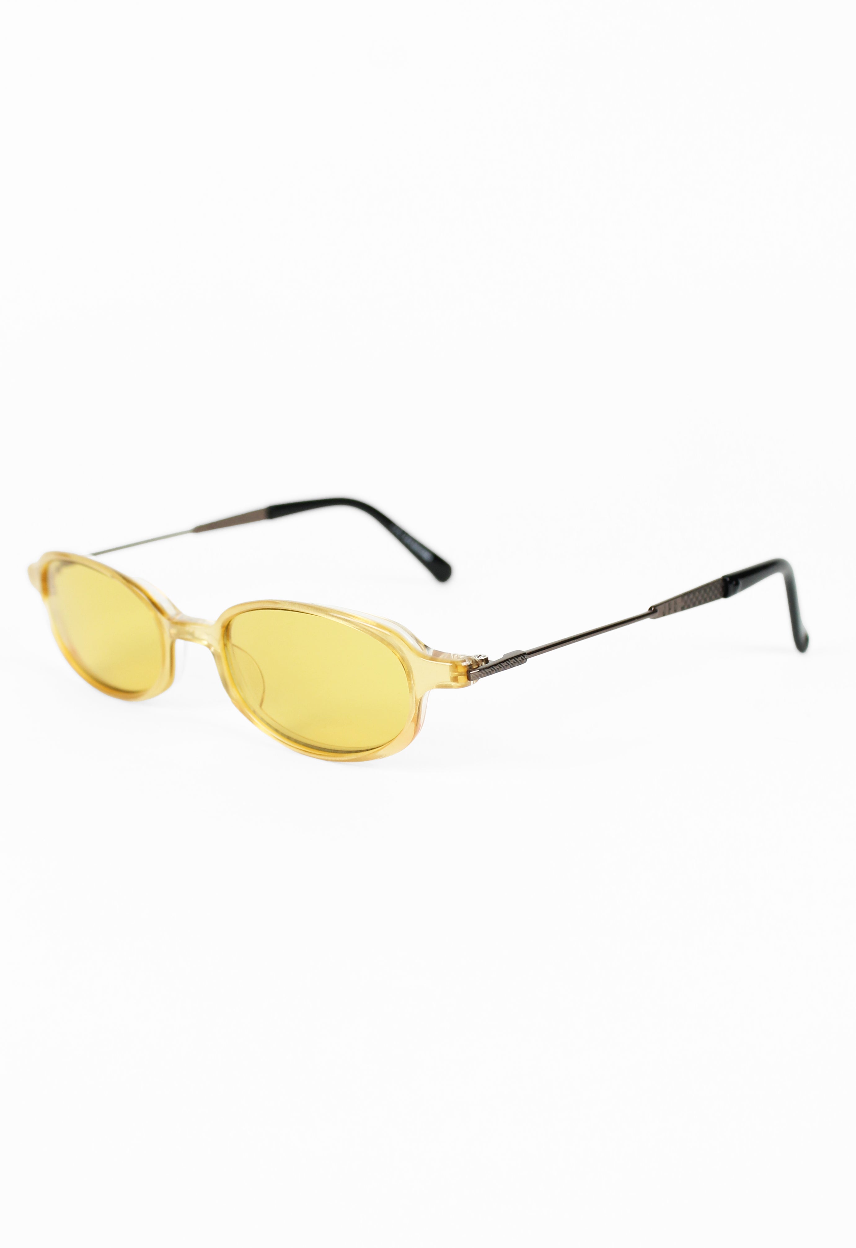 JEAN PAUL GAULTIER JPG 1990'S YELLOW TRANSPARENT SUNGLASSES