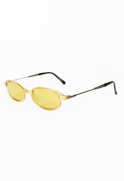 JEAN PAUL GAULTIER JPG 1990'S YELLOW TRANSPARENT SUNGLASSES