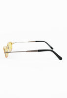JEAN PAUL GAULTIER JPG 1990'S YELLOW TRANSPARENT SUNGLASSES