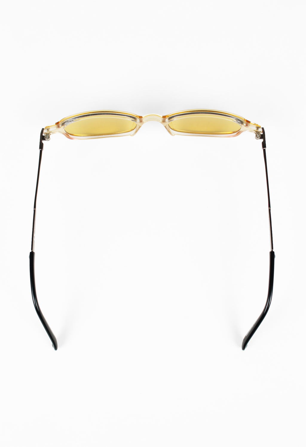 JEAN PAUL GAULTIER JPG 1990'S YELLOW TRANSPARENT SUNGLASSES