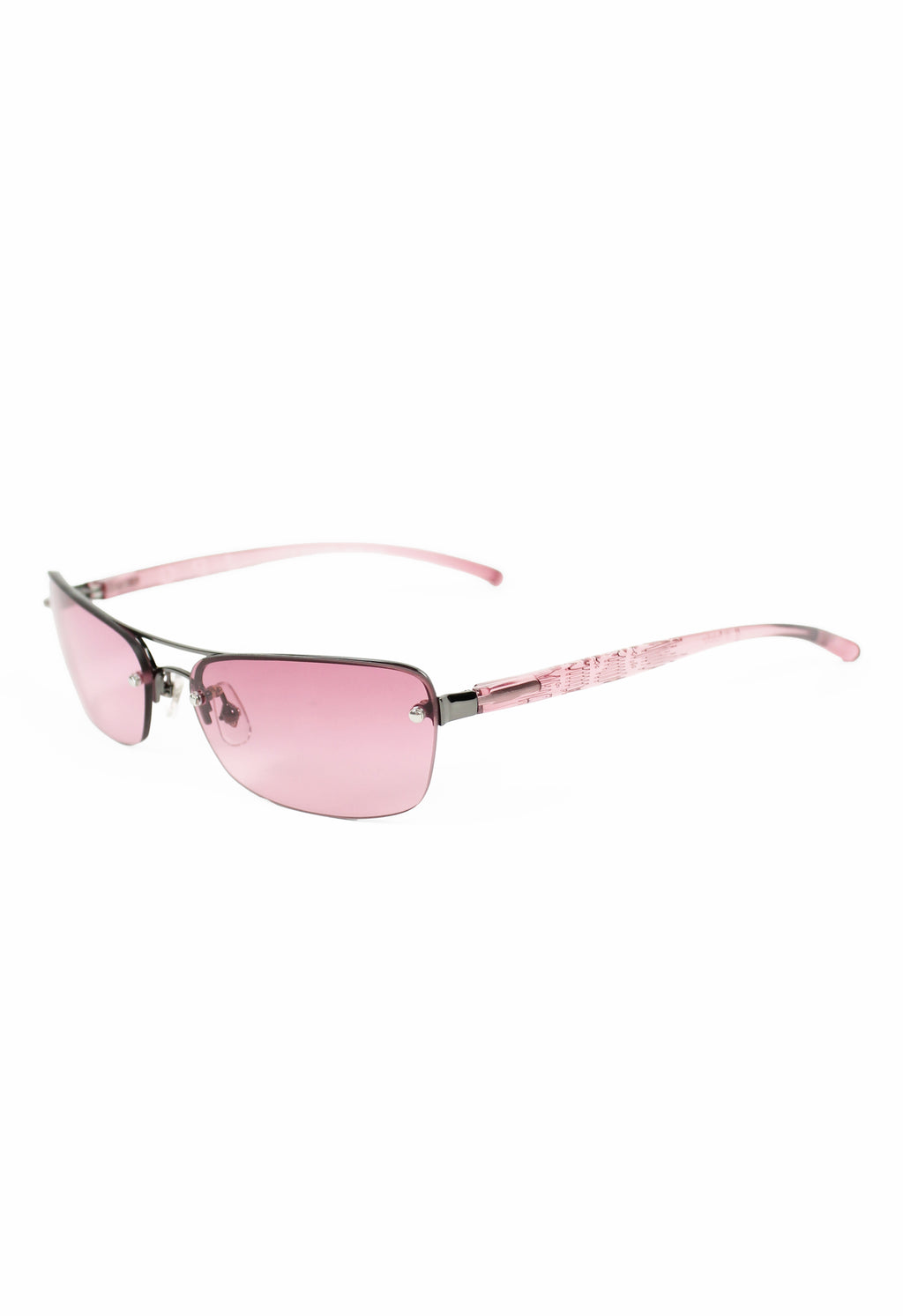JEAN PAUL GAULTIER JPG 1990'S PINK ETCHED SUNGLASSES