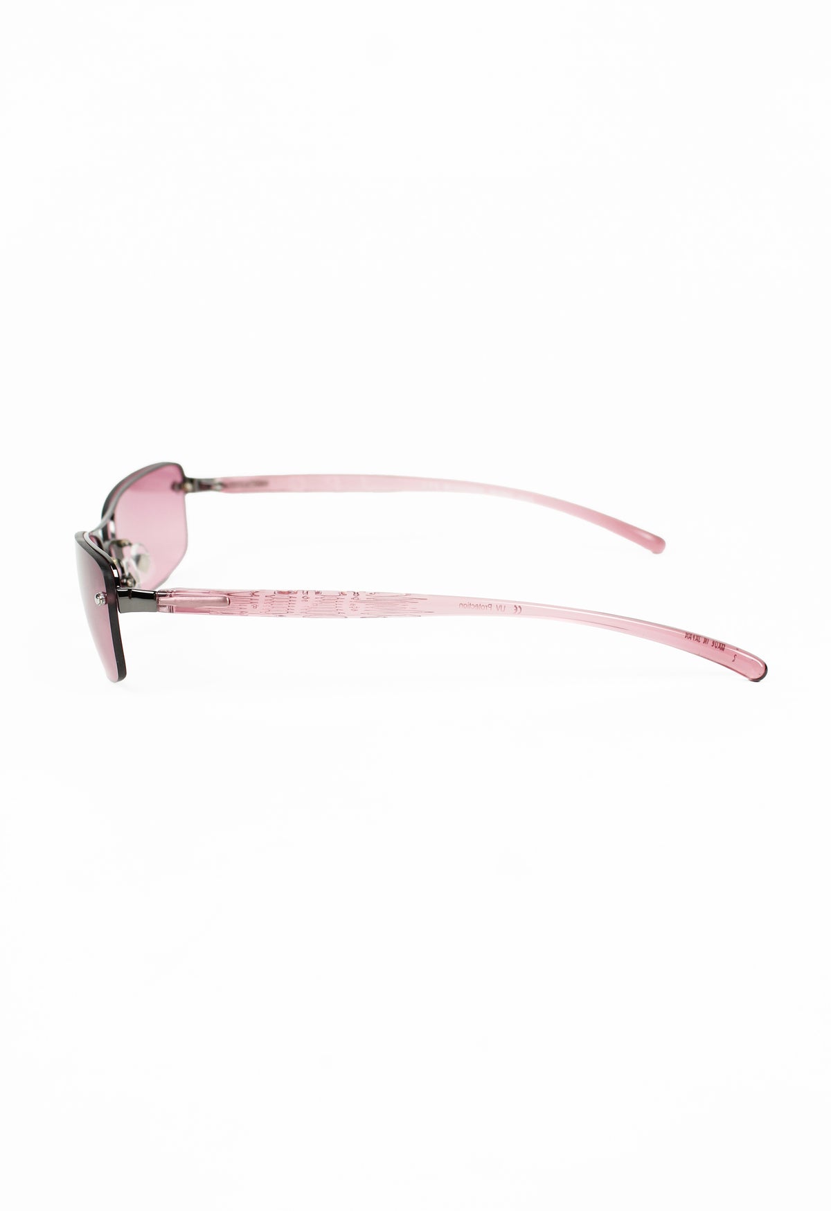 JEAN PAUL GAULTIER JPG 1990'S PINK ETCHED SUNGLASSES