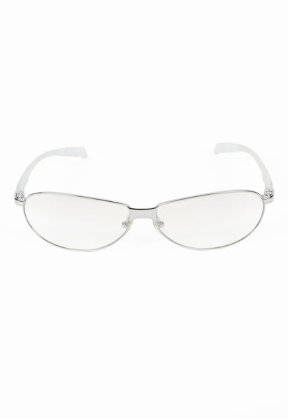 JEAN PAUL GAULTIER JPG SILVER FROSTED SUNGLASSES