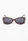 JEAN PAUL GAULTIER 1990'S LAYERED SHIELD SUNGLASSES