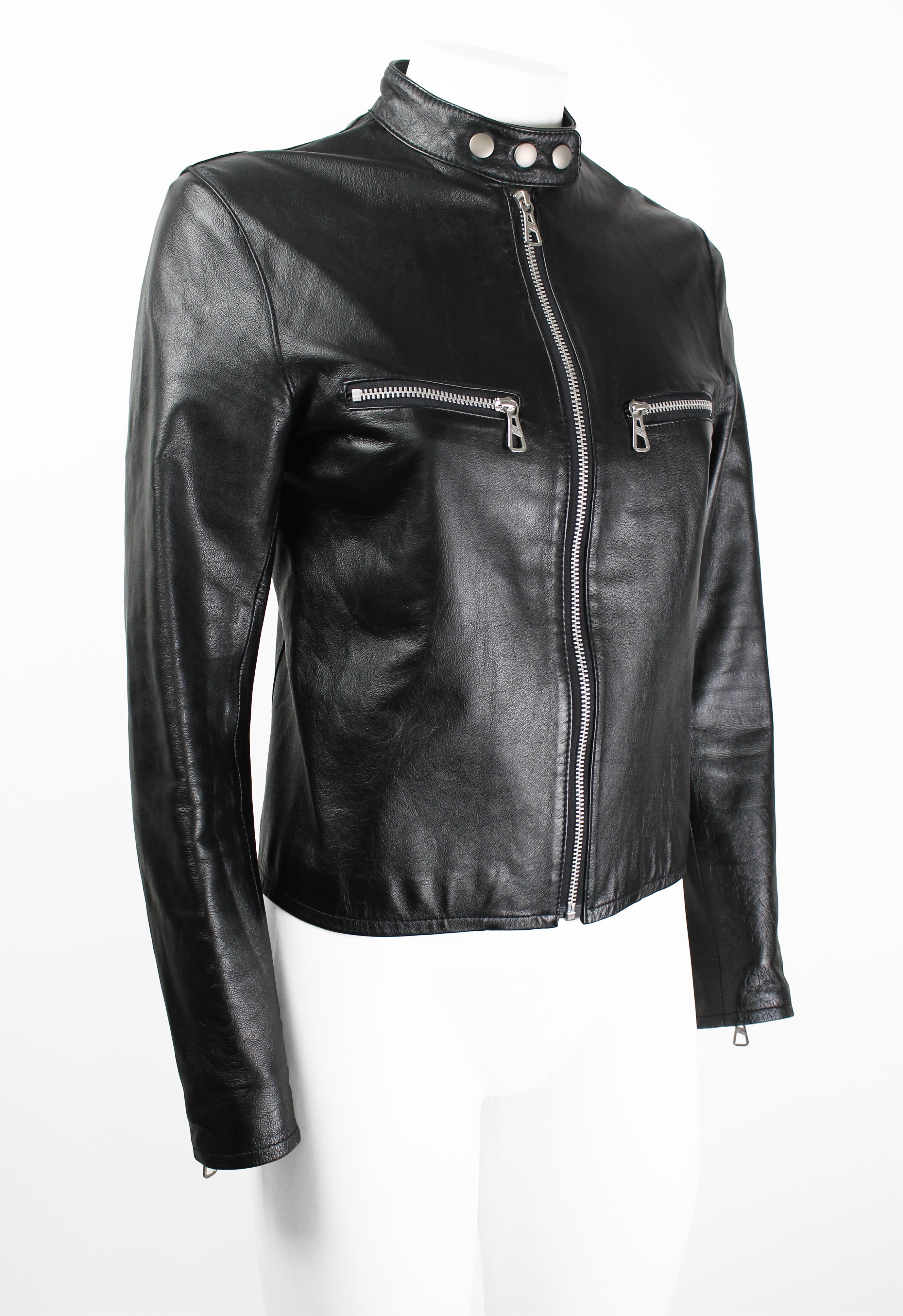 JEAN PAUL GAULTIER LEATHER BIKER JACKET
