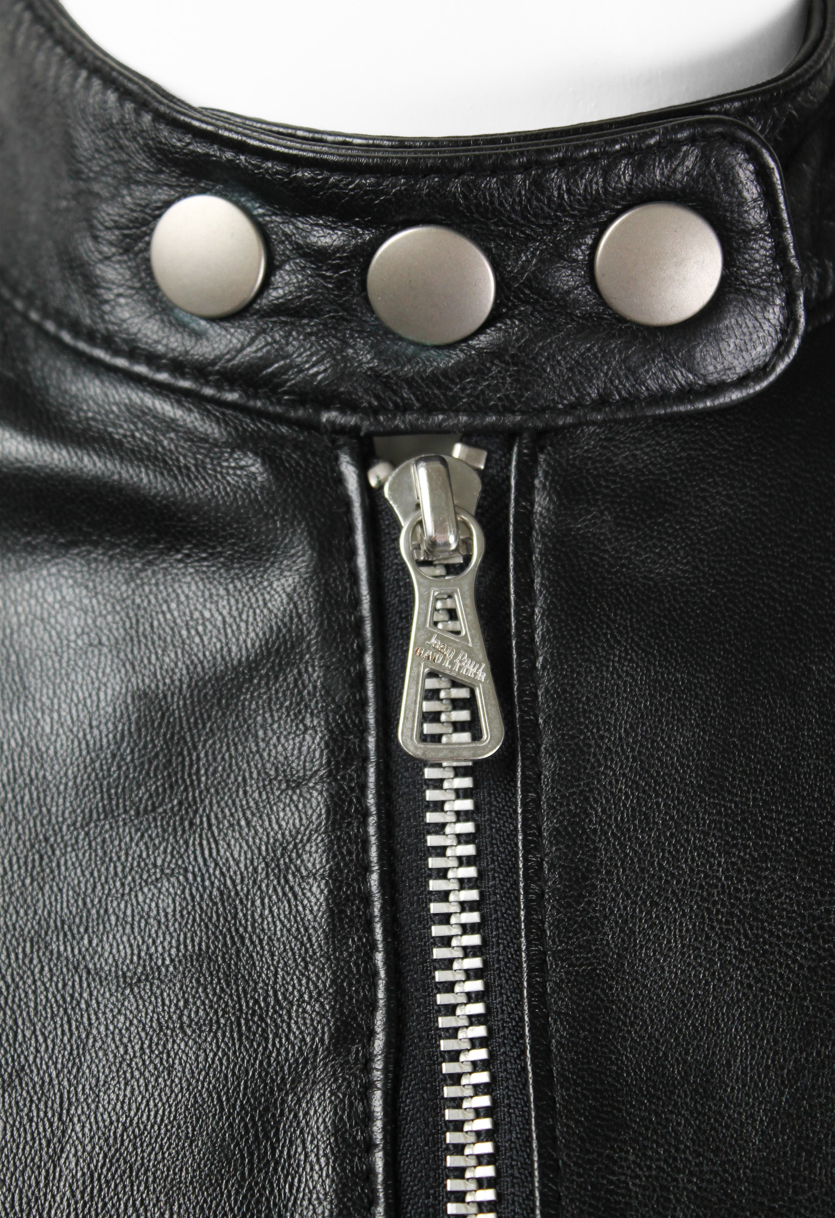 JEAN PAUL GAULTIER LEATHER BIKER JACKET
