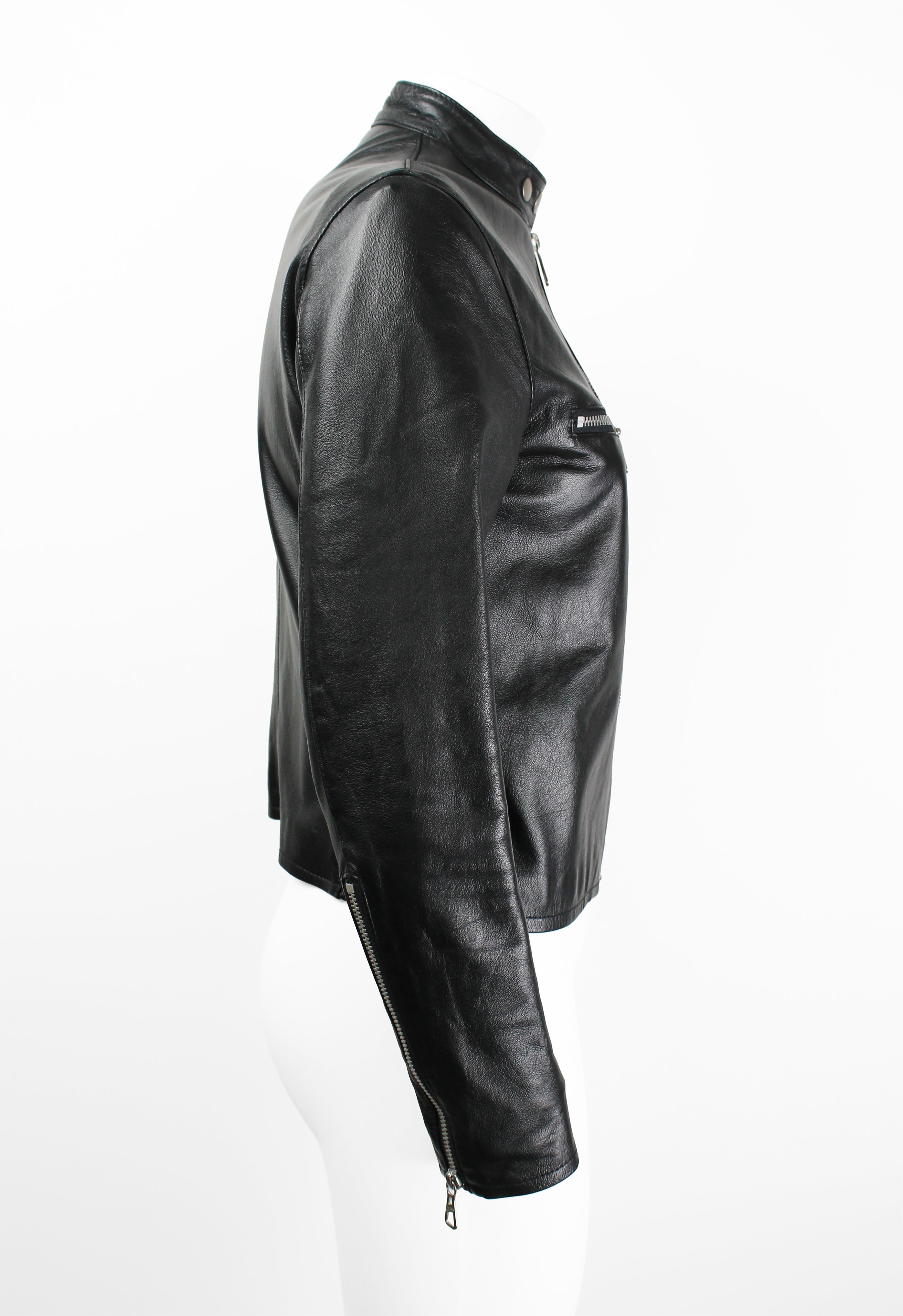 JEAN PAUL GAULTIER LEATHER BIKER JACKET