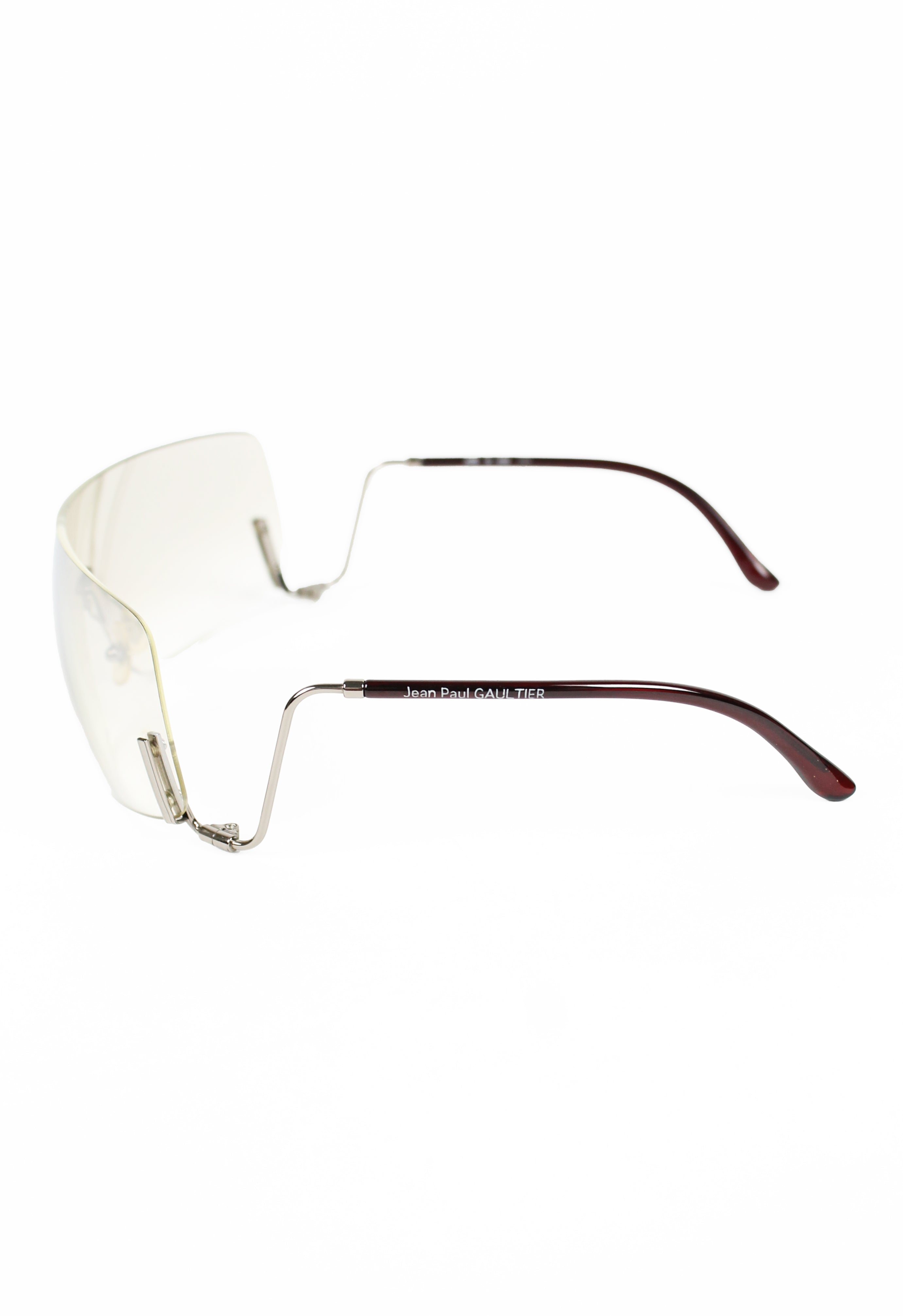 JEAN PAUL GAULTIER 2000'S OVERSIZED SHIELD SUNGLASSES
