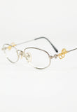 JEAN PAUL GAULTIER 1990'S GOLD HOOP PIERCING GLASSES