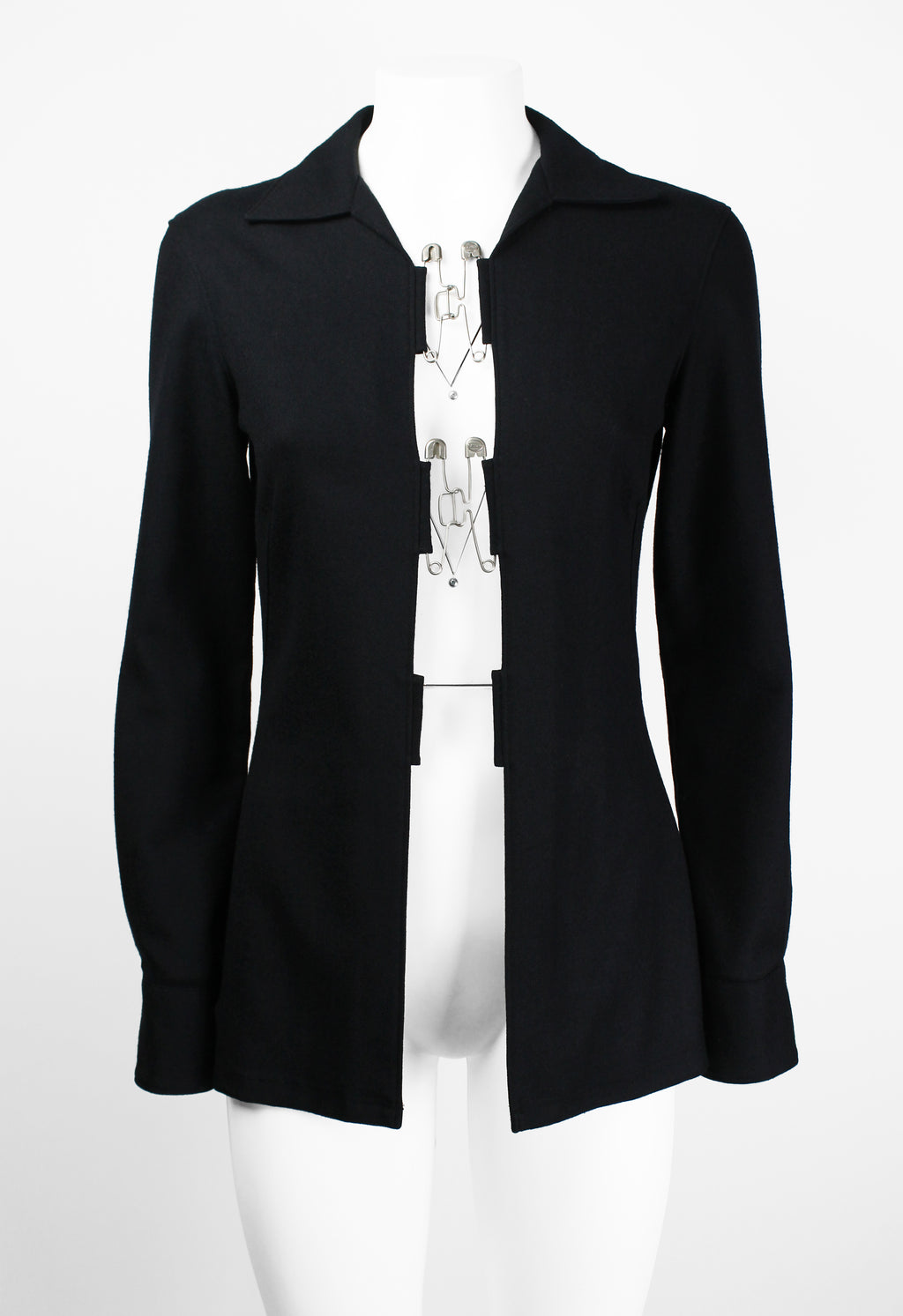 JEAN PAUL GAULTIER SS 1998 SAFETY PIN TOP