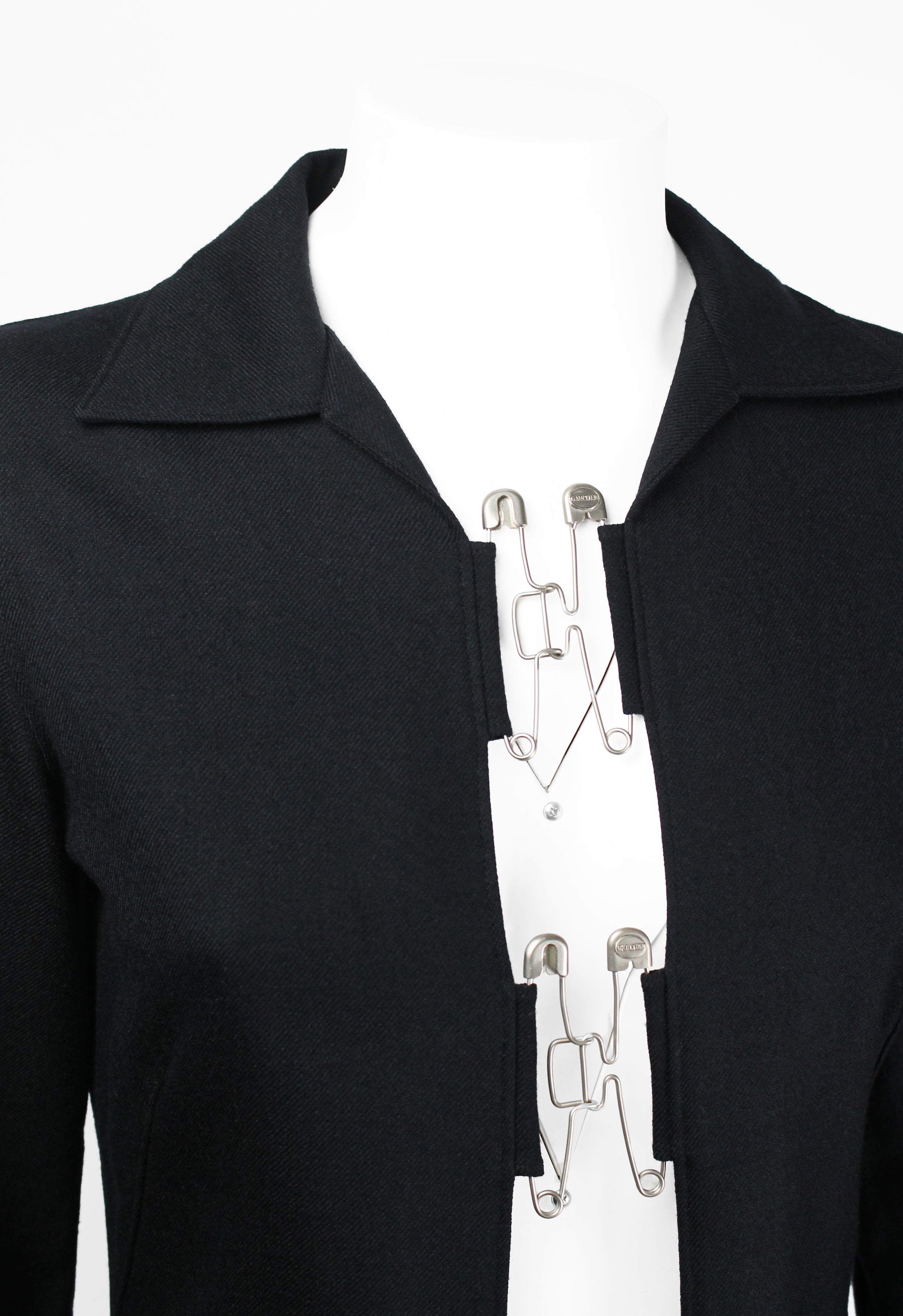 JEAN PAUL GAULTIER SS 1998 SAFETY PIN TOP