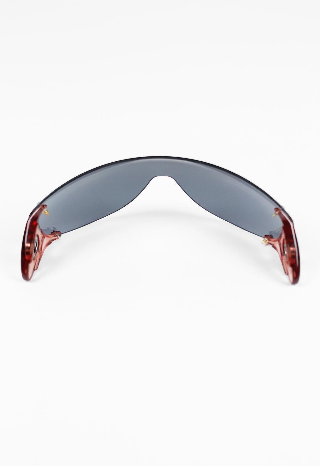 JEAN PAUL GAULTIER SS 2002 BLUE DETACHABLE SHIELD SUNGLASSES
