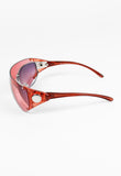 JEAN PAUL GAULTIER SS 2002 PINK DETACHABLE SHIELD SUNGLASSES