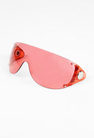 JEAN PAUL GAULTIER SS 2002 PINK DETACHABLE SHIELD SUNGLASSES