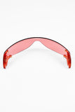 JEAN PAUL GAULTIER SS 2002 PINK DETACHABLE SHIELD SUNGLASSES