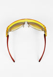 JEAN PAUL GAULTIER SS 2002 YELLOW DETACHABLE SHIELD SUNGLASSES