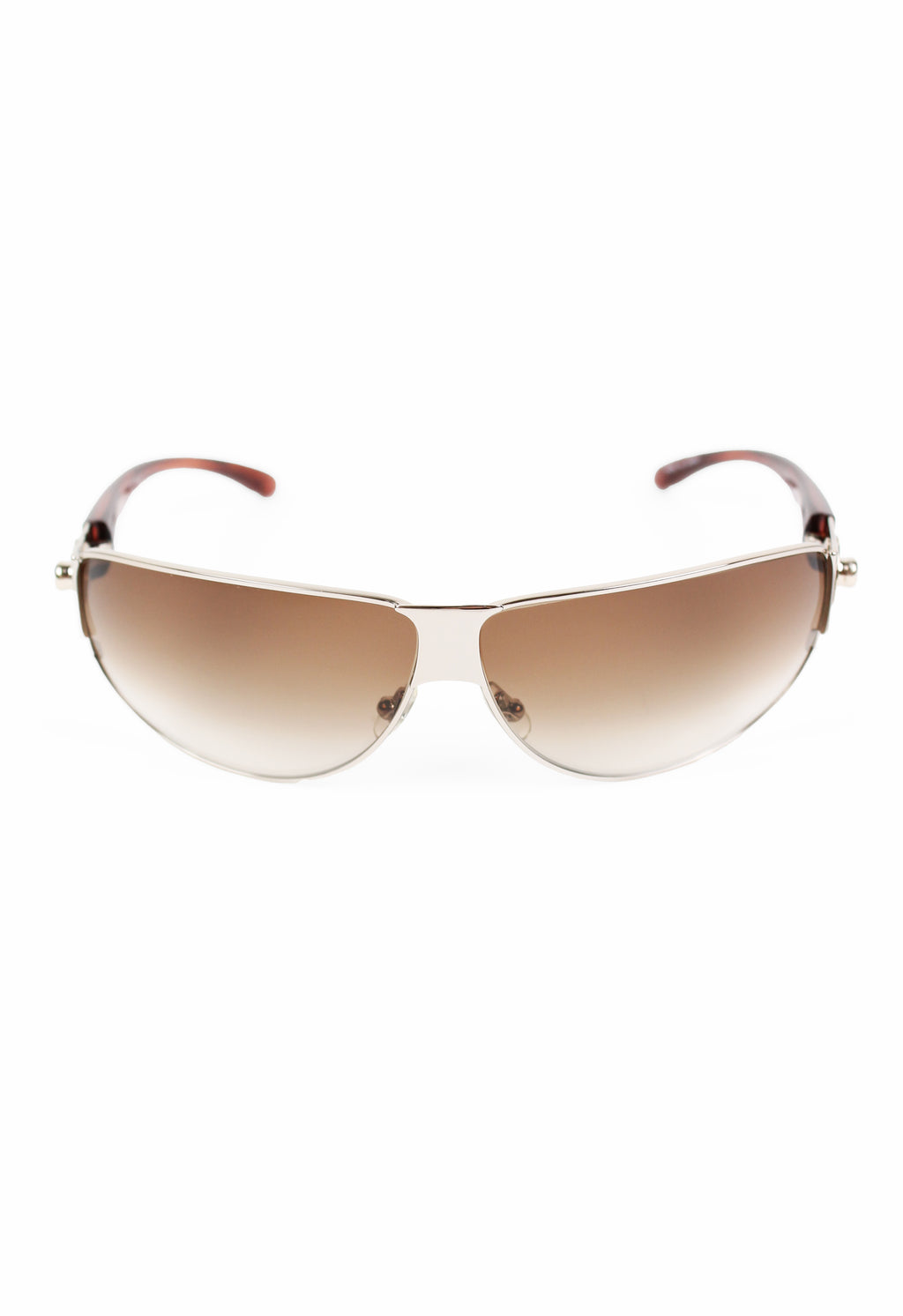 JEAN PAUL GAULTIER SS 2002 YELLOW DETACHABLE SHIELD SUNGLASSES