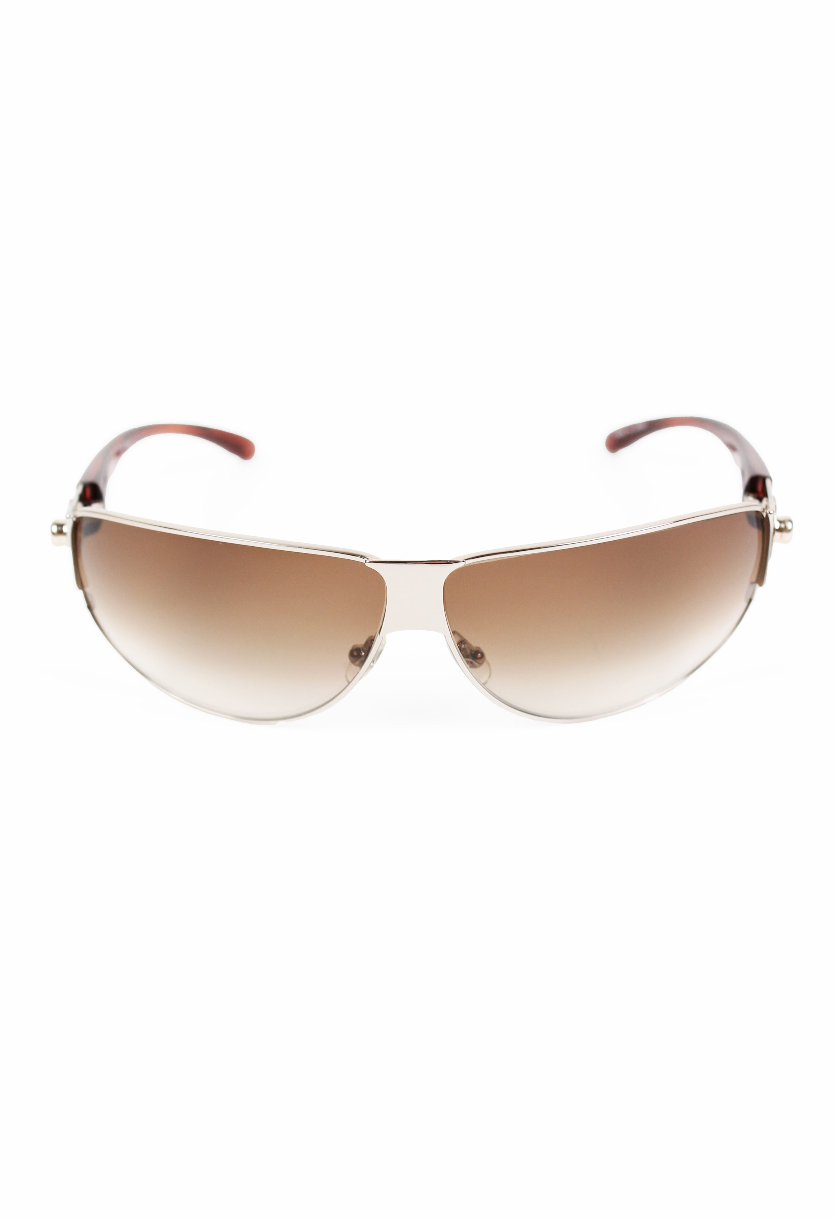 JEAN PAUL GAULTIER SS 2002 YELLOW DETACHABLE SHIELD SUNGLASSES