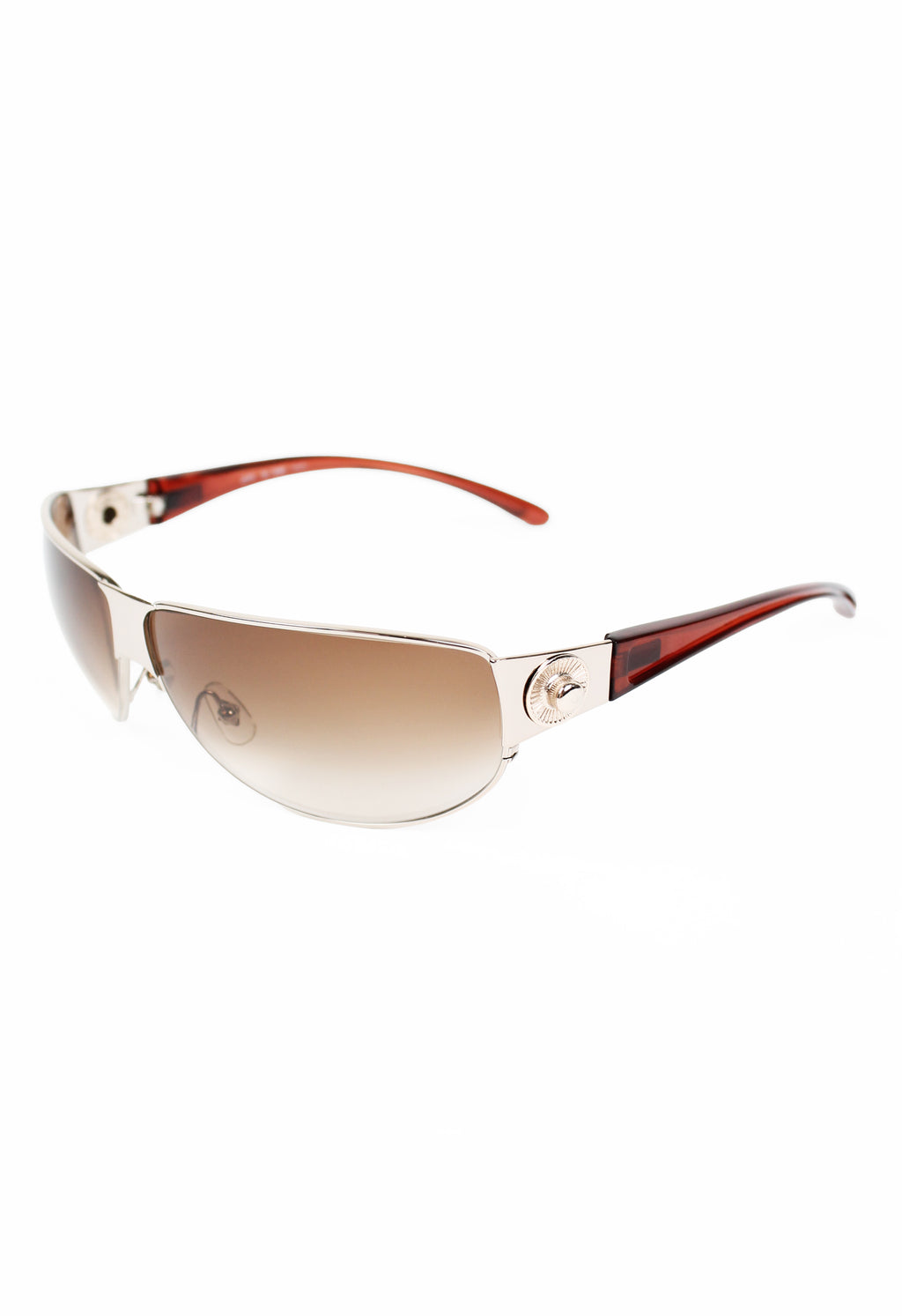 JEAN PAUL GAULTIER SS 2002 YELLOW DETACHABLE SHIELD SUNGLASSES