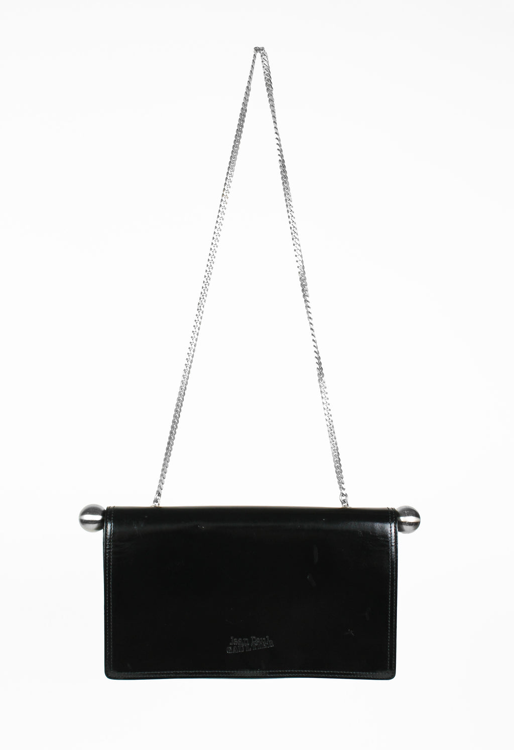 JEAN PAUL GAULTIER SILVER BALL AND CHAIN BAG