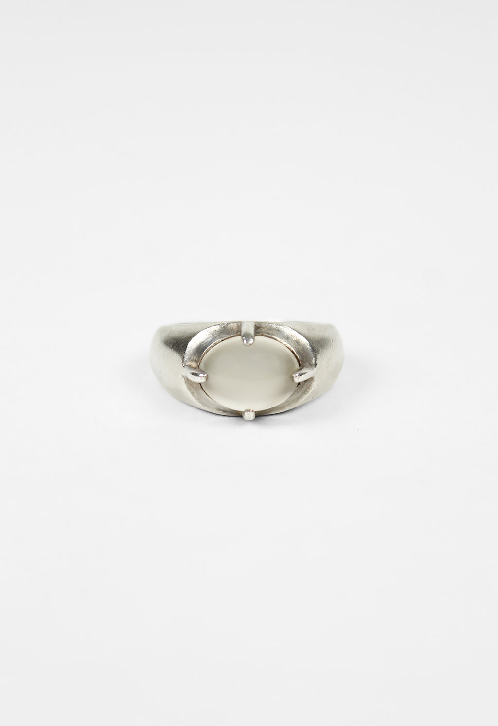 JEAN PAUL GAULTIER SILVER STONE RING