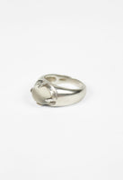 JEAN PAUL GAULTIER SILVER STONE RING