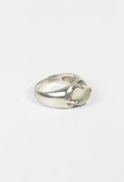 JEAN PAUL GAULTIER SILVER STONE RING