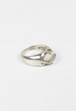 JEAN PAUL GAULTIER SILVER STONE RING