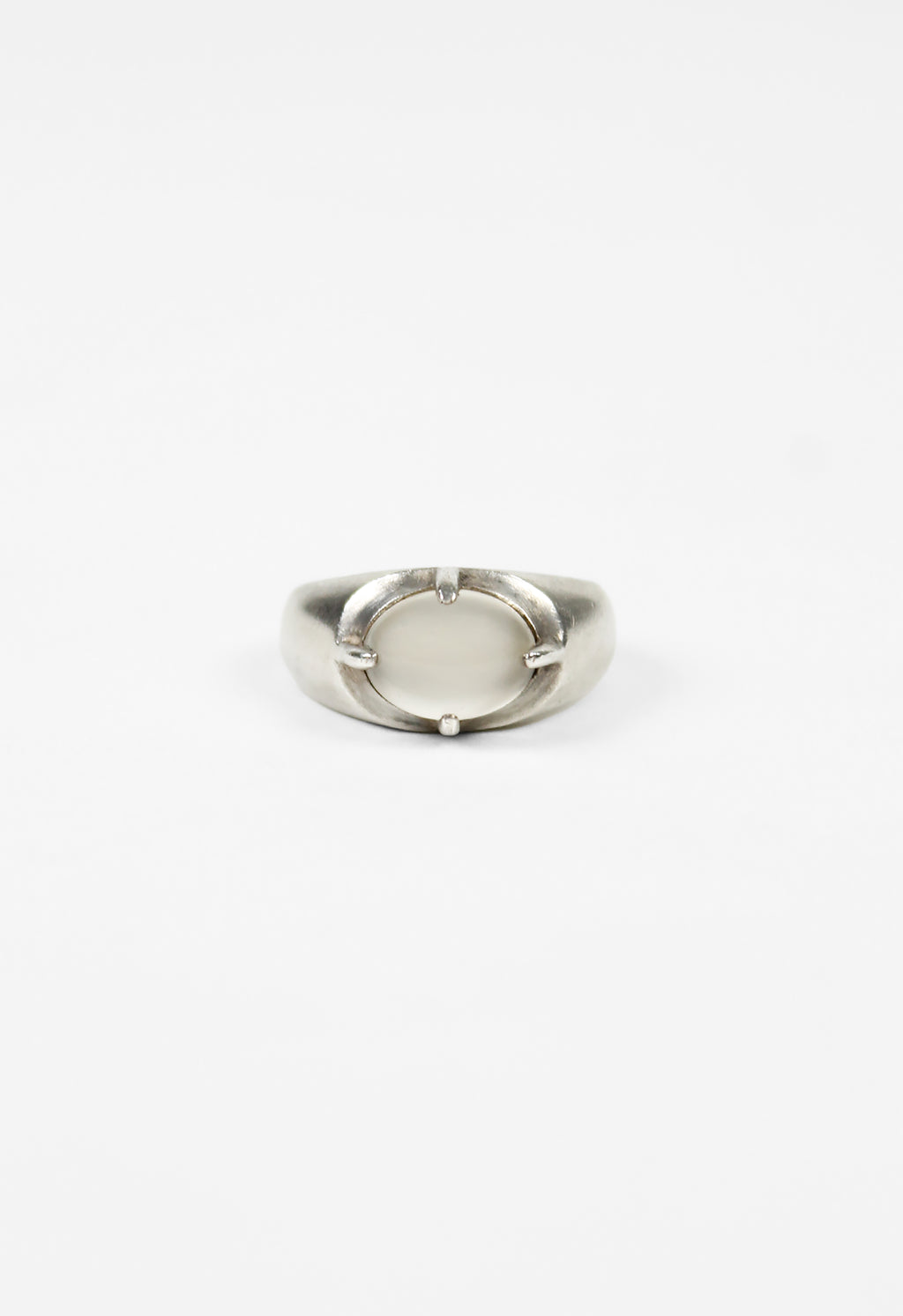 JEAN PAUL GAULTIER SILVER STONE RING