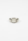 JEAN PAUL GAULTIER SILVER STONE RING