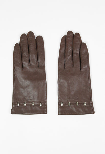 JEAN PAUL GAULTIER STUDDED LEATHER GLOVES