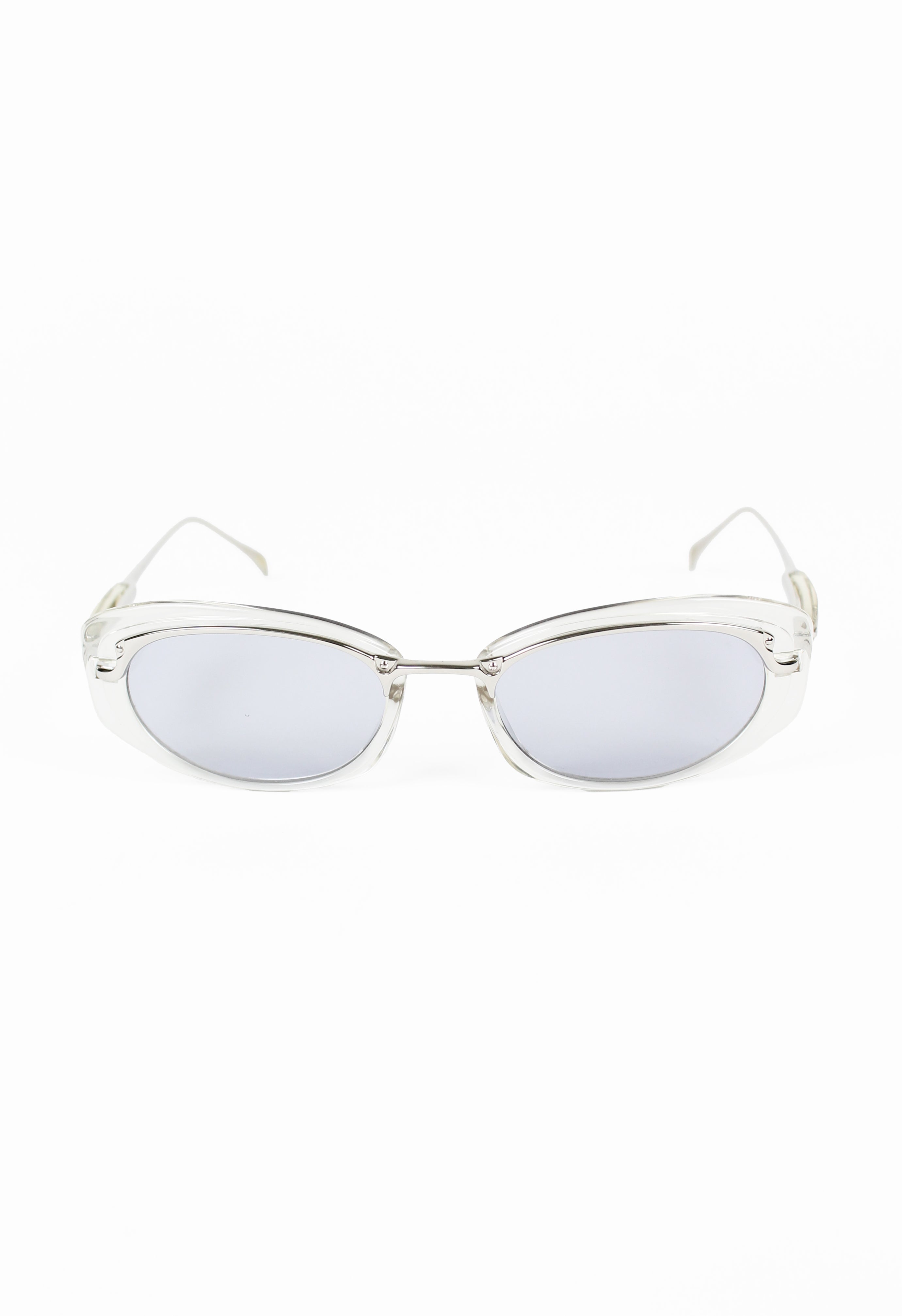 JEAN PAUL GAULTIER 1990'S TRIPLE LAYERED CLEAR SUNGLASSES