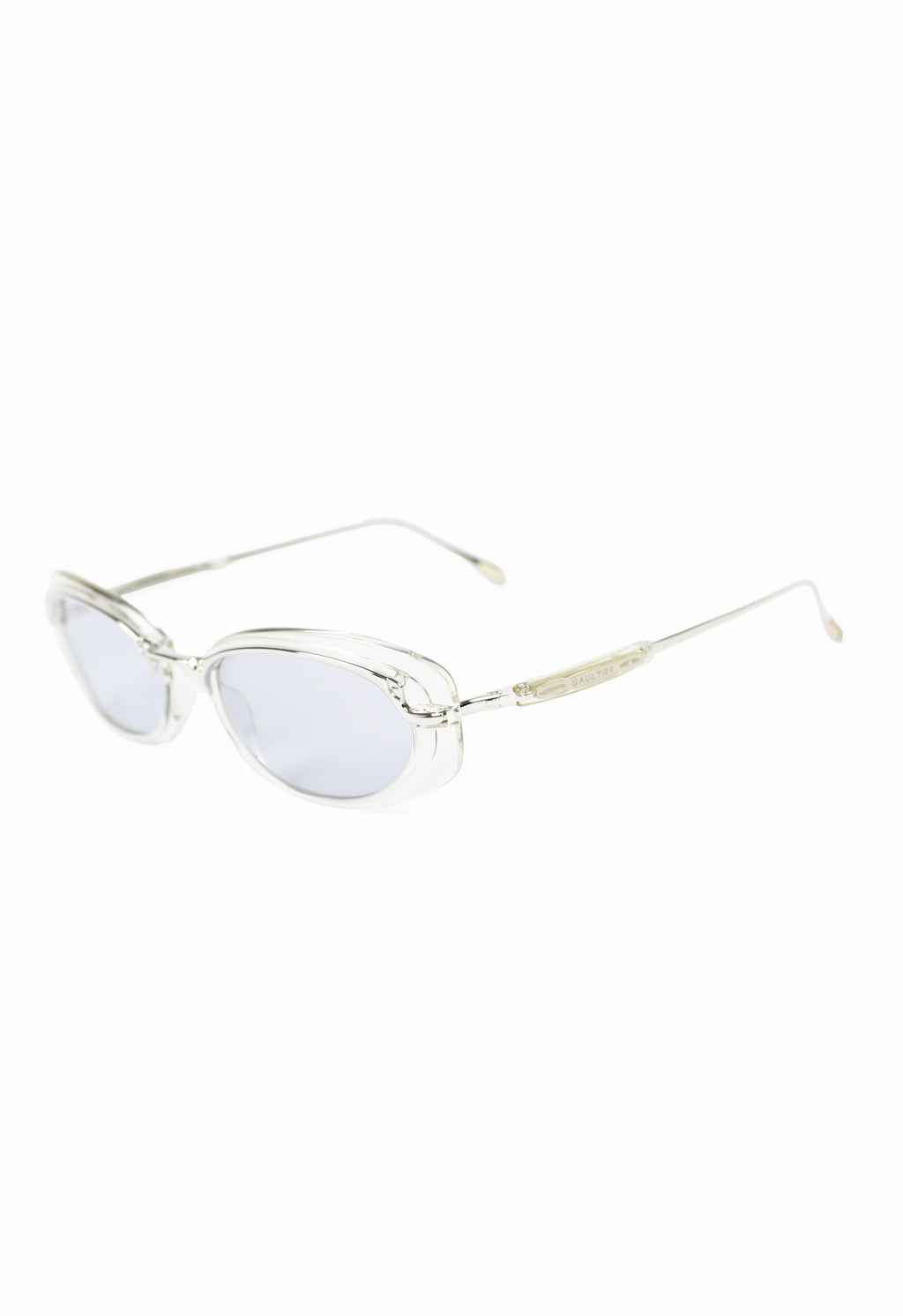 JEAN PAUL GAULTIER 1990'S TRIPLE LAYERED CLEAR SUNGLASSES
