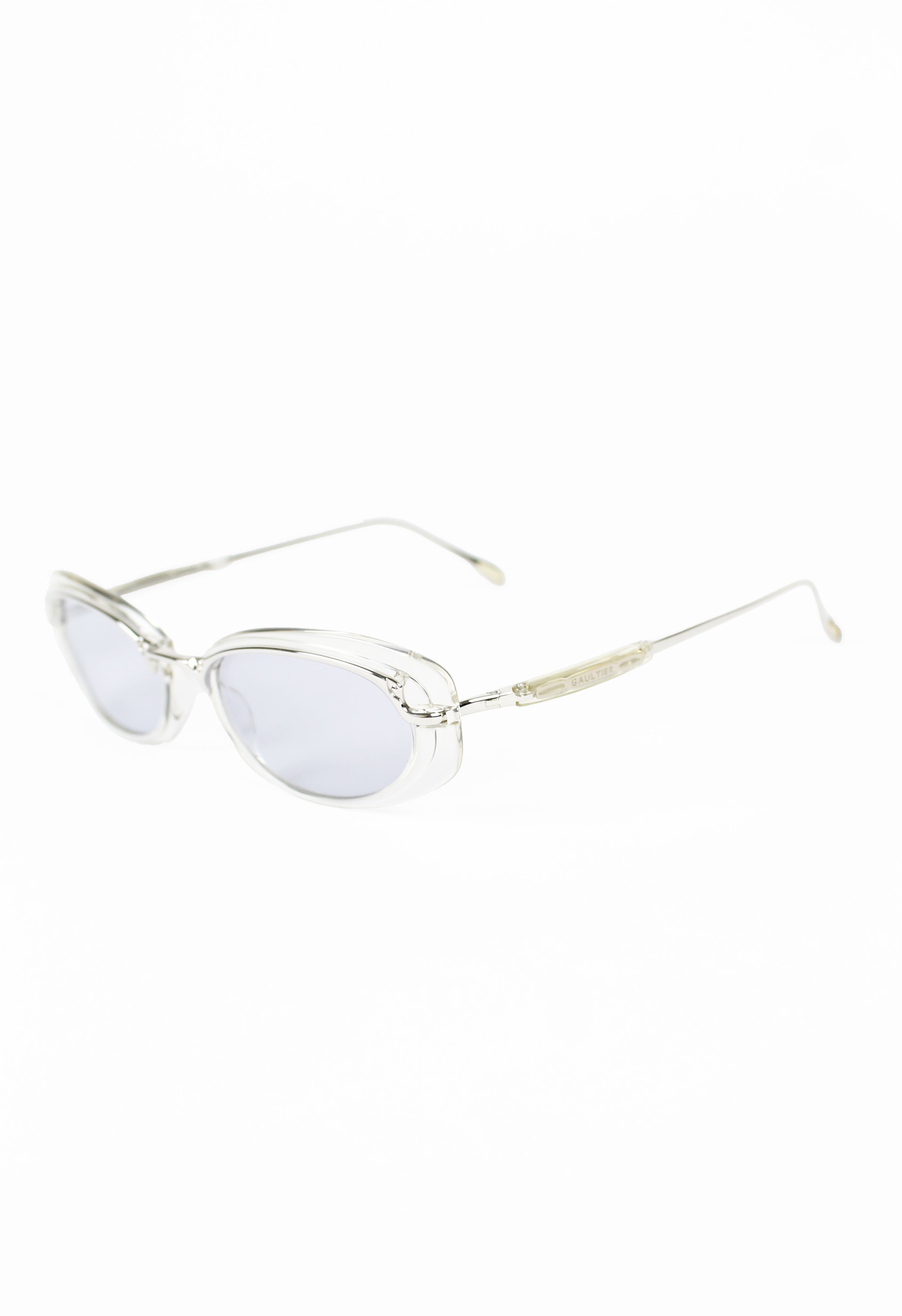 JEAN PAUL GAULTIER 1990'S TRIPLE LAYERED CLEAR SUNGLASSES
