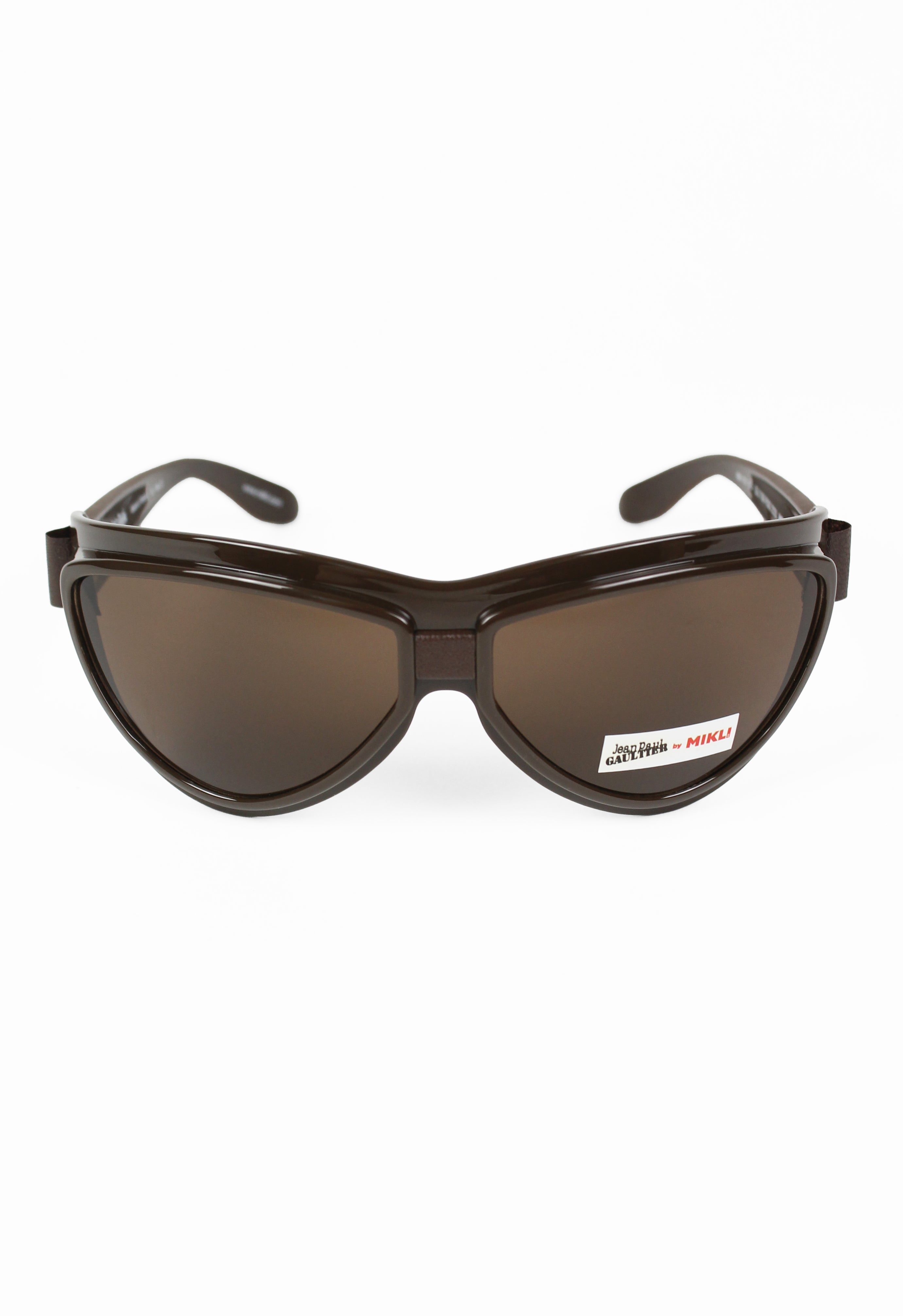 JEAN PAUL GAULTIER X ALAIN MIKLI 2011 LEATHER GOGGLE SUNGLASSES