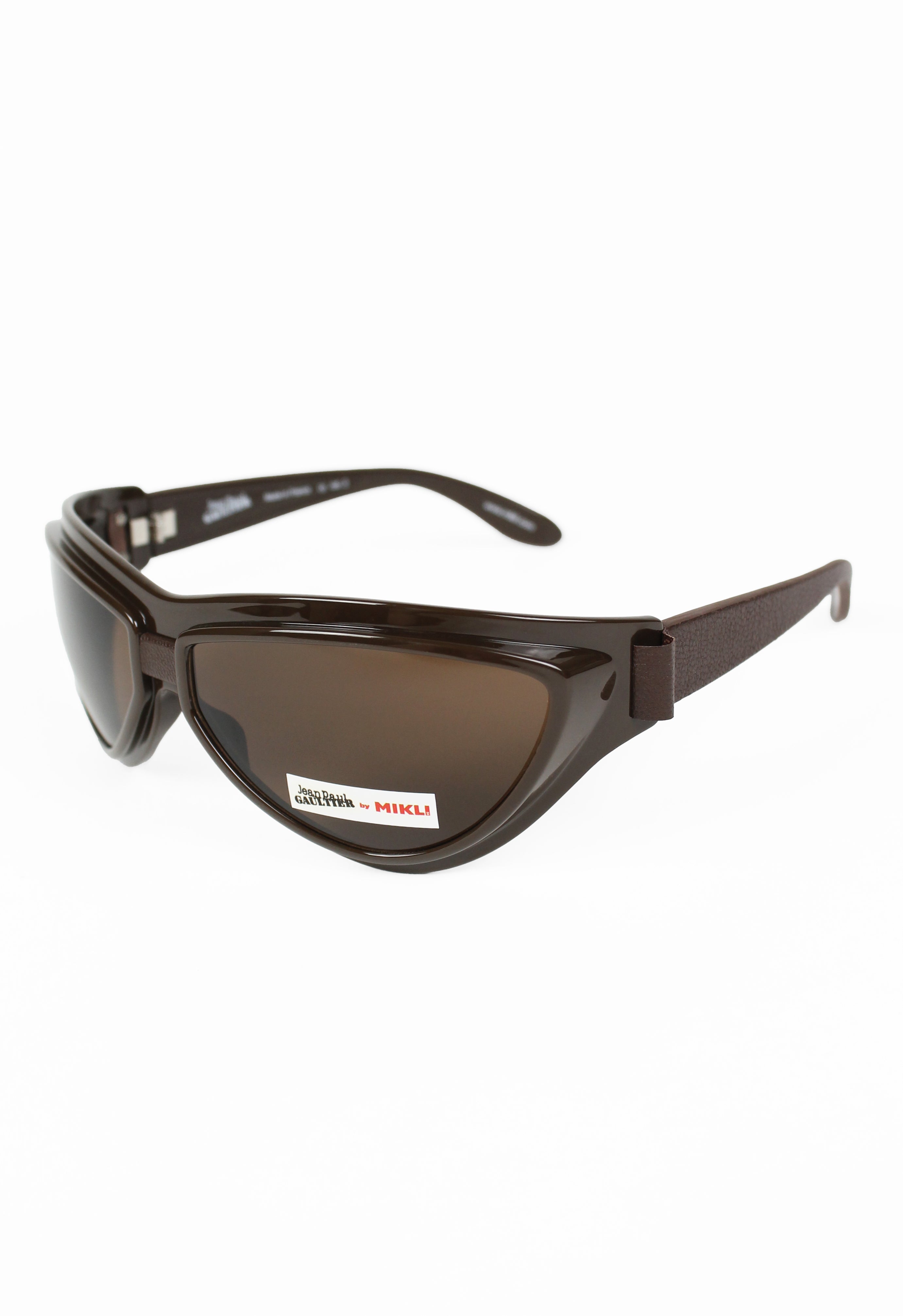 JEAN PAUL GAULTIER X ALAIN MIKLI 2011 LEATHER GOGGLE SUNGLASSES