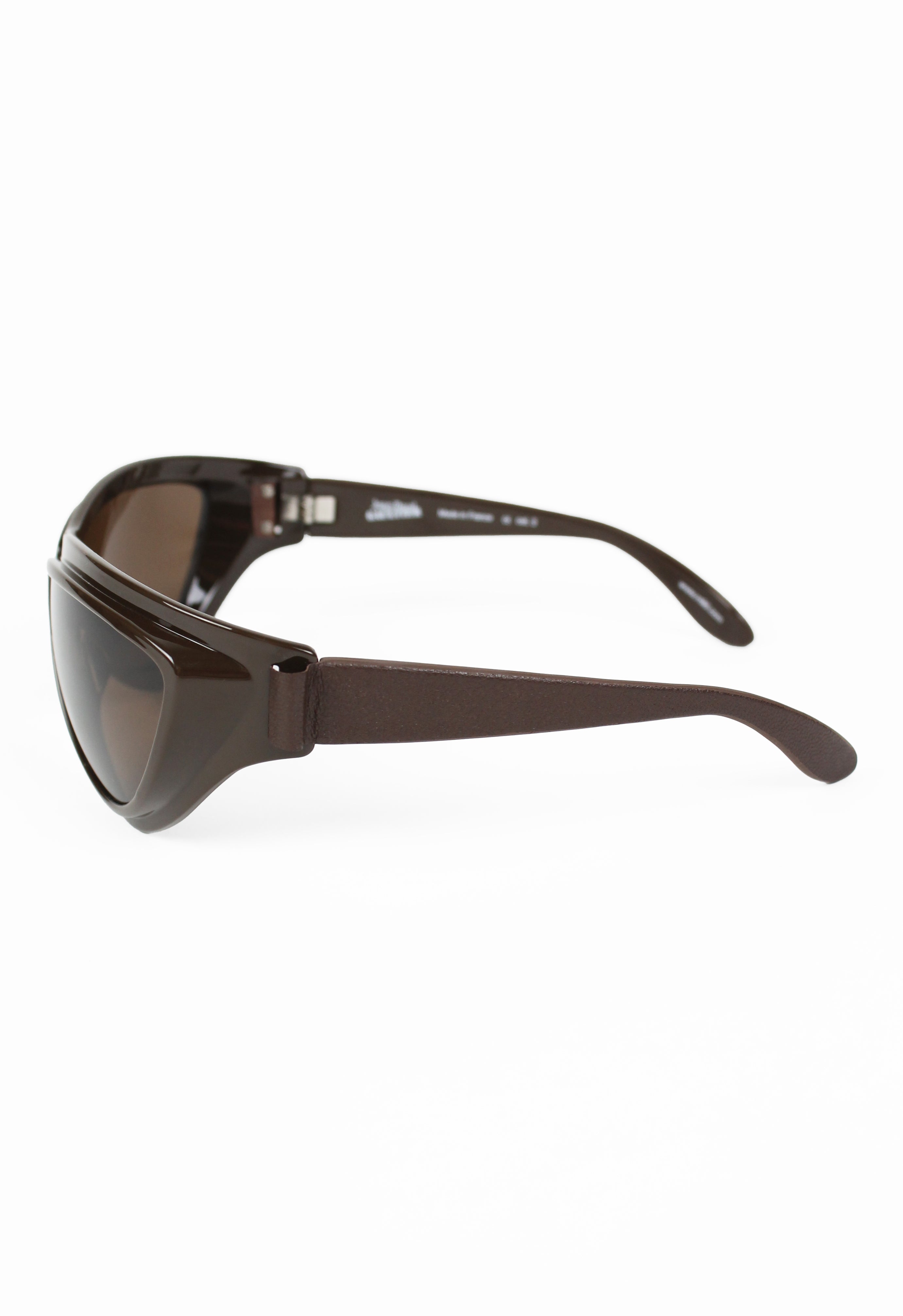 JEAN PAUL GAULTIER X ALAIN MIKLI 2011 LEATHER GOGGLE SUNGLASSES