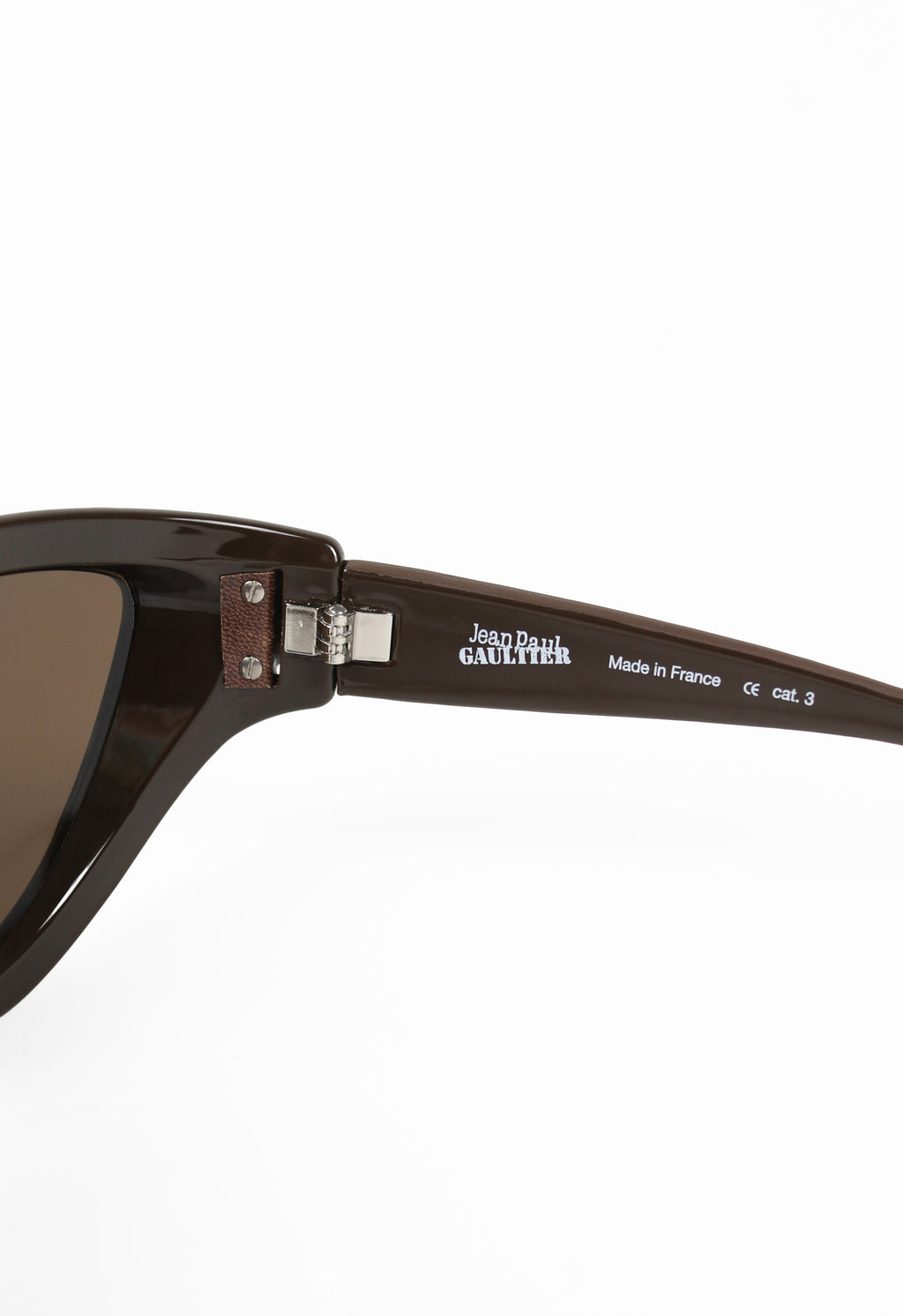 JEAN PAUL GAULTIER X ALAIN MIKLI 2011 LEATHER GOGGLE SUNGLASSES