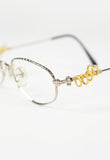 JEAN PAUL GAULTIER 1990'S GOLD HOOP PIERCING GLASSES