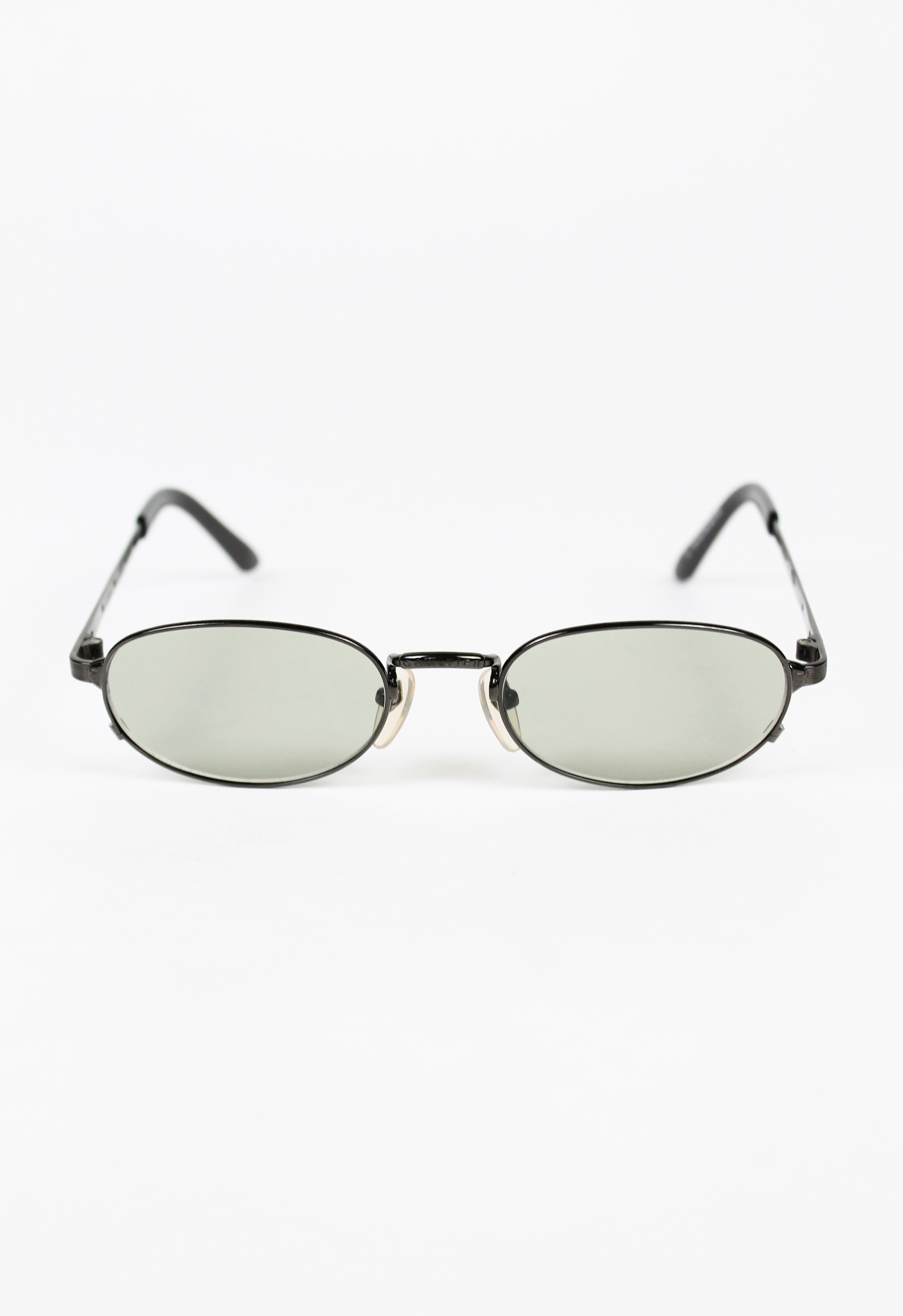 JEAN PAUL GAULTIER 1998 CLIP ON PERFORATED SUNGLASSES