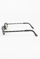 JEAN PAUL GAULTIER 1998 CLIP ON PERFORATED SUNGLASSES