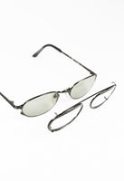 JEAN PAUL GAULTIER 1998 CLIP ON PERFORATED SUNGLASSES