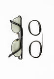 JEAN PAUL GAULTIER 1998 CLIP ON PERFORATED SUNGLASSES
